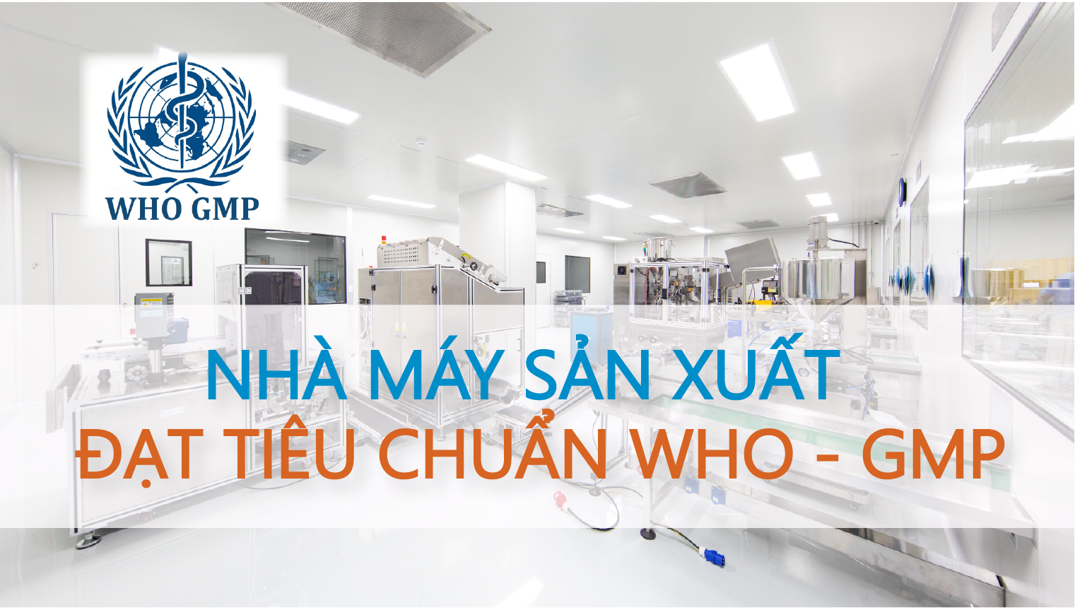 Nhà máy sản xuất đạt tiêu chuẩn GMP-WHO