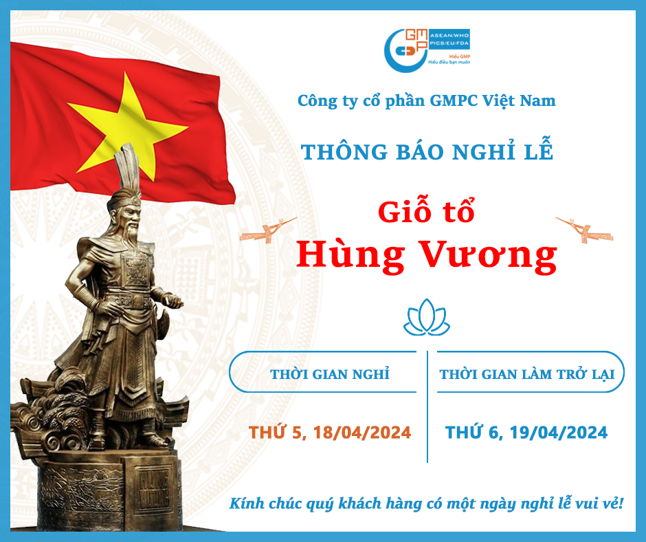 Thông báo lịch nghỉ lễ giỗ tổ Hùng Vương năm 2024